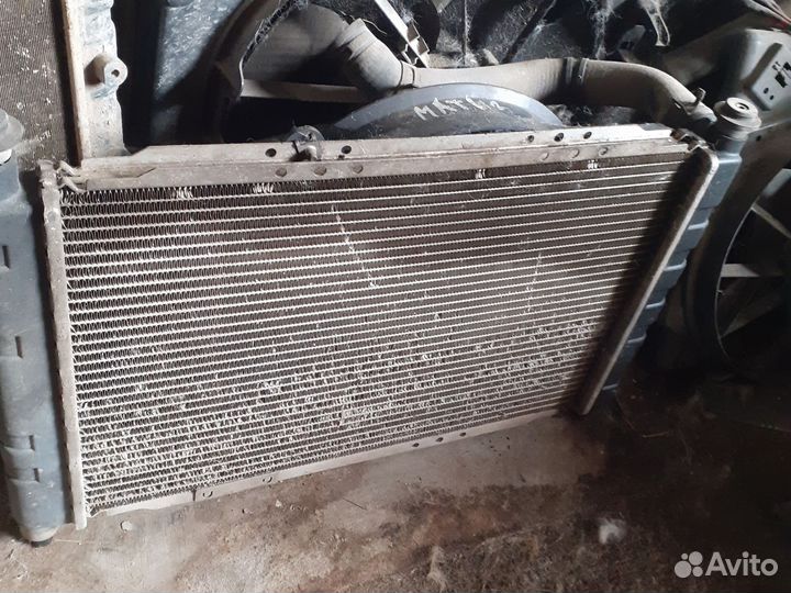 Радиатор на daewoo matiz