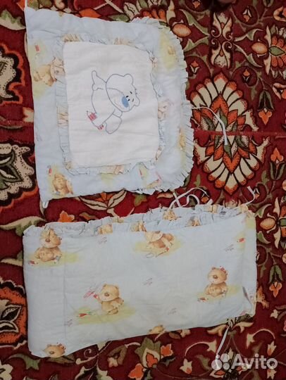 Бортики в детскую кроватку бу