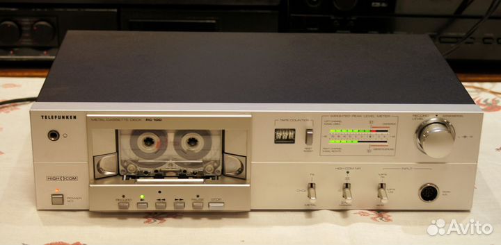 Hitachi Lo-D D-X7 3 head Telefunken rс-100 дека