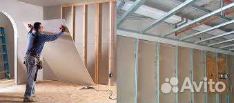 Монтаж перегородок из гипсокартона