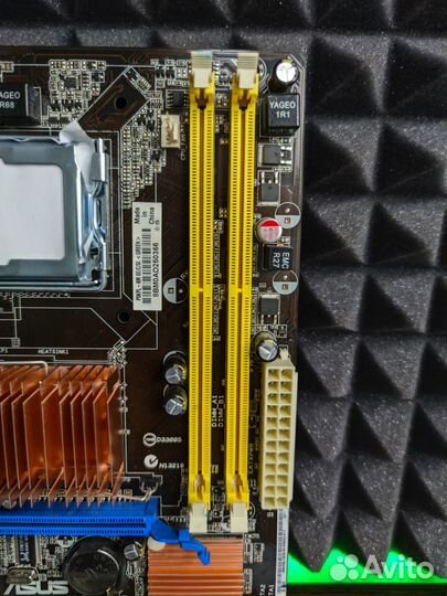 Материнская плата mATX S775 asus P5KPL-AM