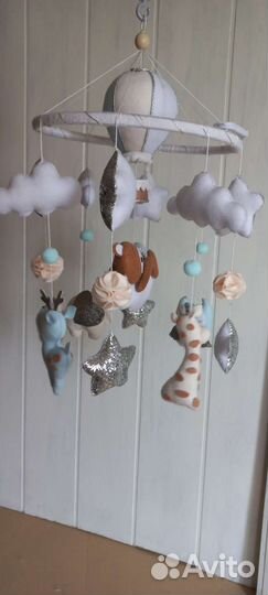 Мобиль на кроватку с подсветкой