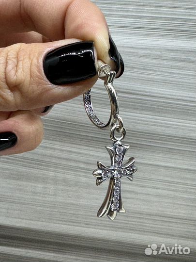 Серьги Chrome Hearts