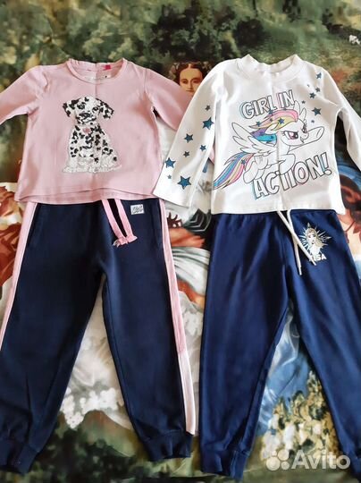 Вещи для девочки пакетом 98-104