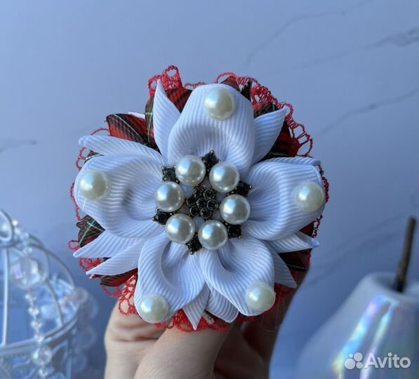 Бантики для волос резинки ободок заколки