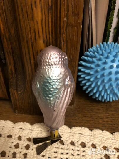 Елочная игрушка сова СССР