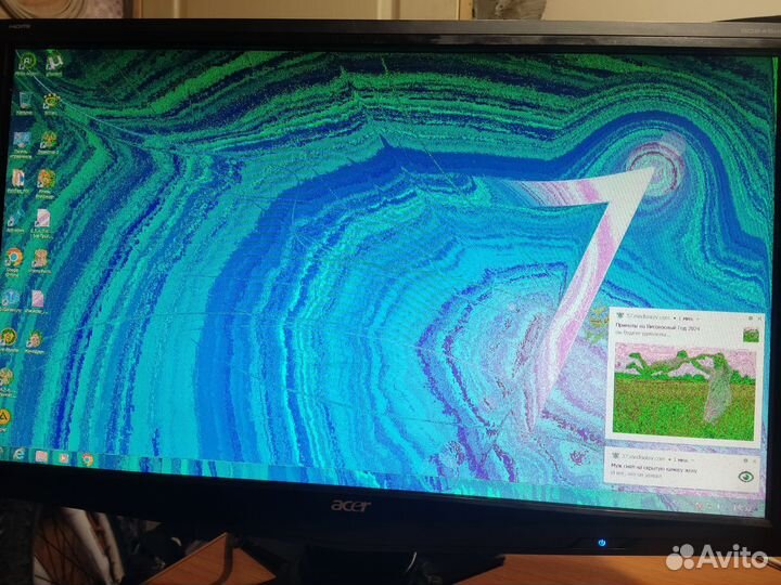 Монитор Acer 24 дюйма на запчасти