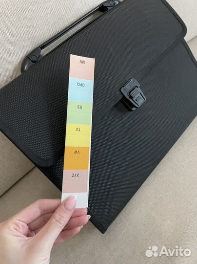 Папка-портфель картотека для документов А4