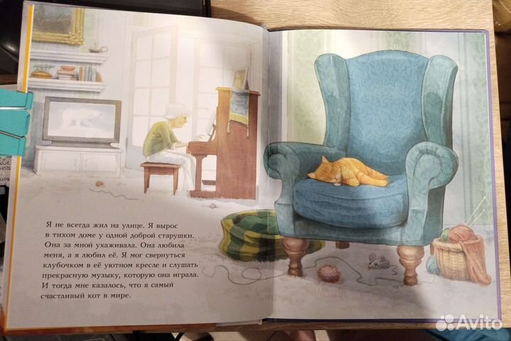 Детская книга кот по имени Боб с иллюстрациями