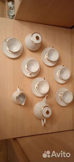 Сервиз чайный изысканный 1950 год, винтаж