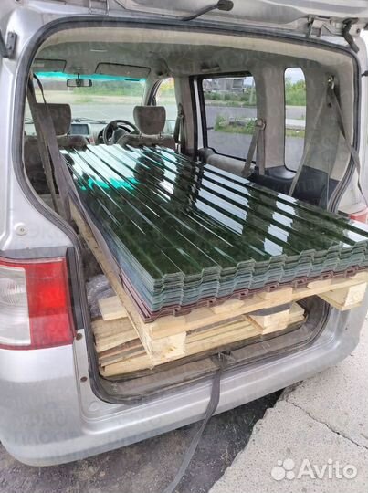 Профнастил пэт цветной с двух сторон заводской пла