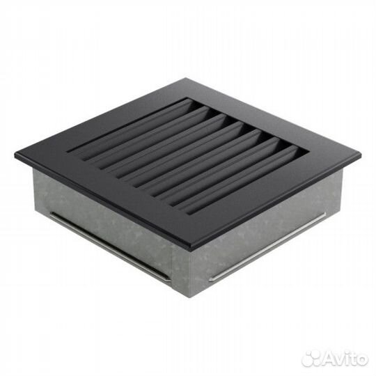 Вент решетка Kratki Fresh Графитовая 17 х 17