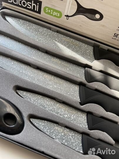 Набор ножей satoshi eco 5+1