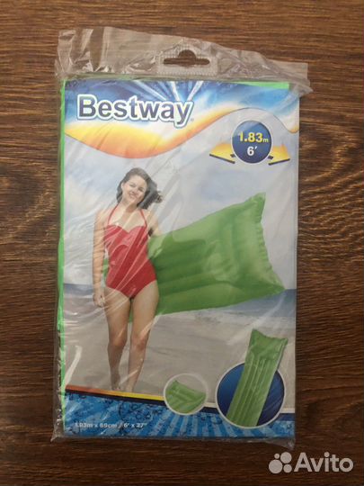 Надувной матрас новый 183-76 зеленый (салатовый)