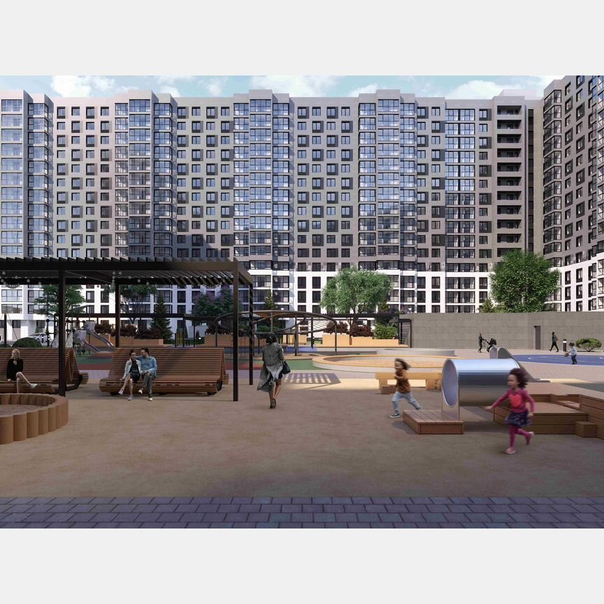 2-к. квартира, 65,9 м², 2/16 эт.