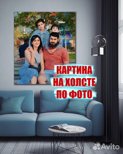Печать на 100% хлопковом холсте