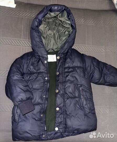 Пуховик zara 98 для мальчика