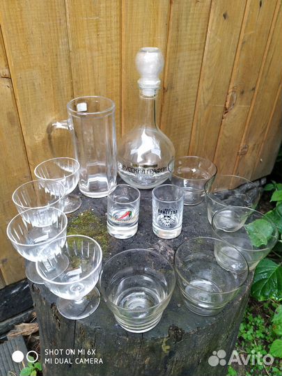 Рюмки стопки стаканы для крепких напитков пакетом