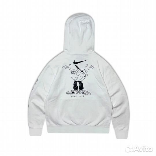 Худи Nike x Lugosis White Hoodie