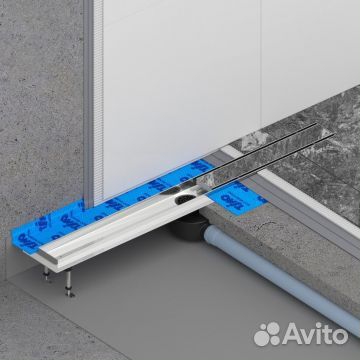 Душевой лоток Timo Drain System 900, Хром