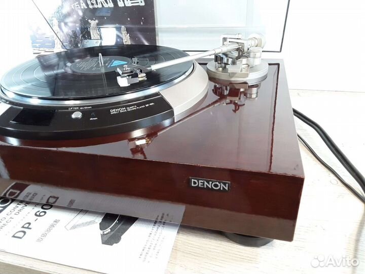 Проигрыватель винила Denon DP-60L. Made in Japan
