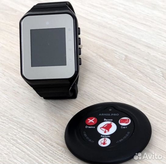 Кнопка вызова персонала и часы в ассортименте