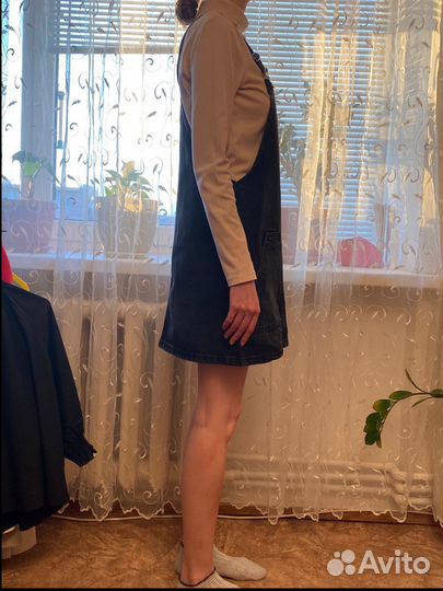 Джинсовый комбинезон