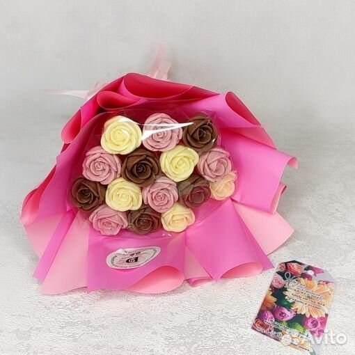 Конфеты ручной работы, букет из шоколада