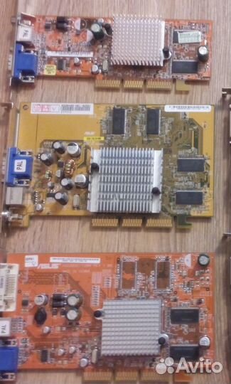 Видеокарты PCI-X/AGP 64mb-1gb