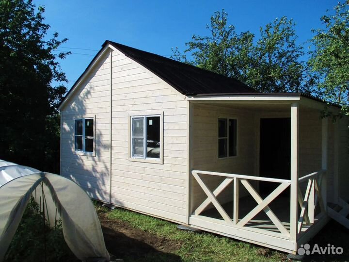 Садовый домик с верандой 6*2,7м