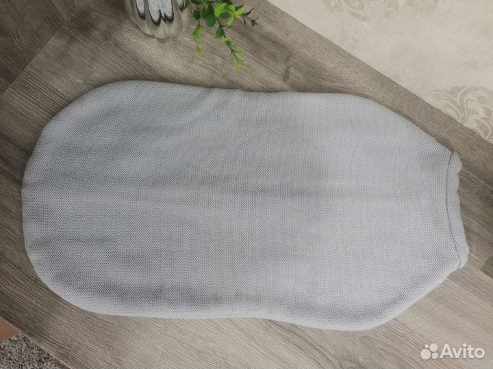 Вязаная пеленка-кокон (демисезон)