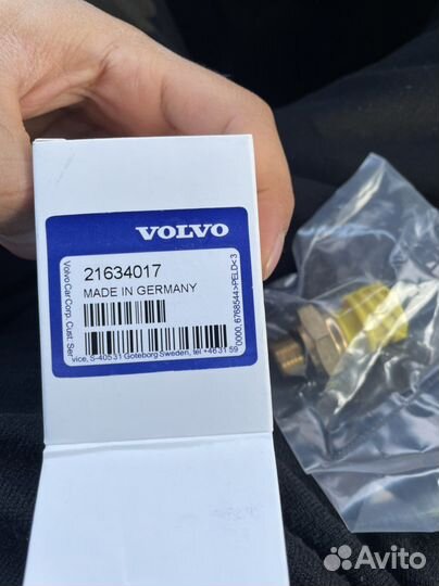 Датчик давления картерных газов volvo
