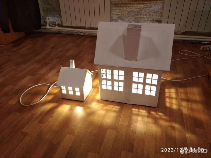 Домики декоративные, с подсветкой