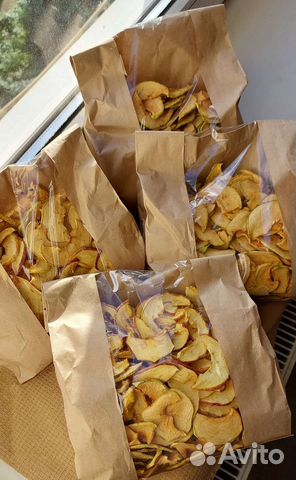 Яблоки сушеные Сухофрукты