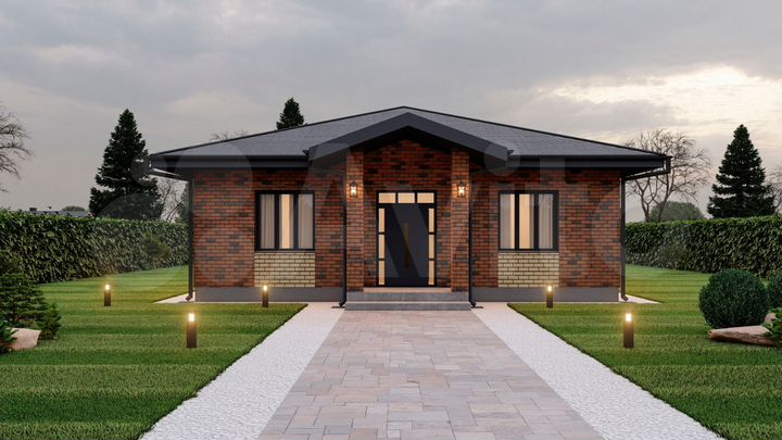 Коттедж 125 м² на участке 6 сот.