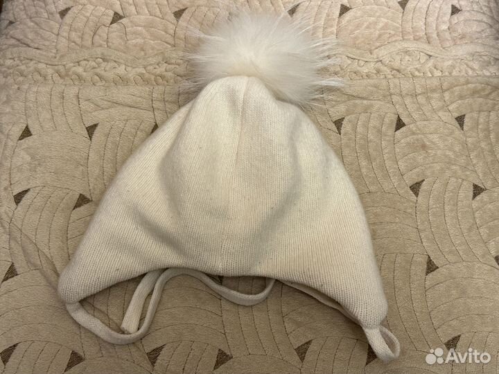 Детская шапка (52-54 см.) + перчатки 4-5 лет