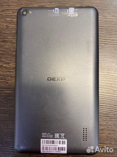 Планшет dexp ursus K17