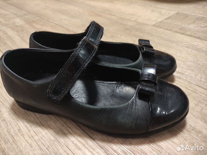 Туфли школьные ecco 33