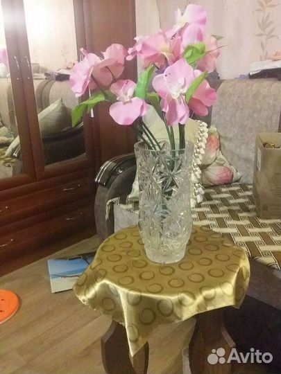 Ваза хрустальная СССР большая