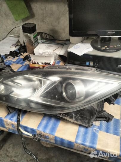Фара левая mazda 6 gh