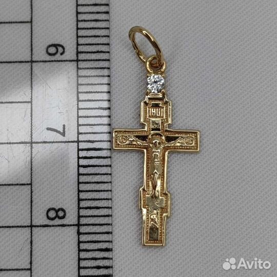 Крест золото 585 пробы № 063609