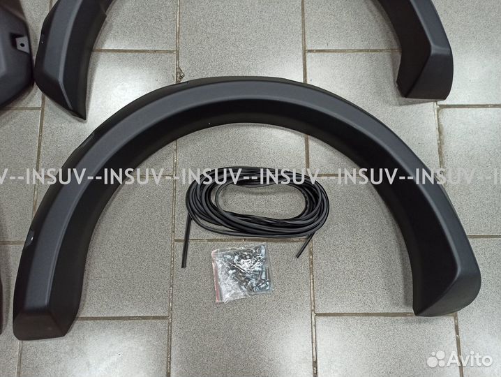 Силовые расширители арок lldpe Нива Урбан 3Д