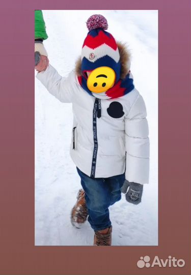 Зимний костюм для девочки 104