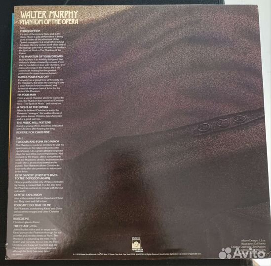 Lp Walter Myrphy - Phantom of the Opera
