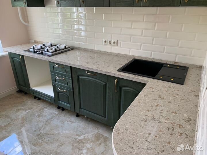 Столешница из кварцевого камня на заказ