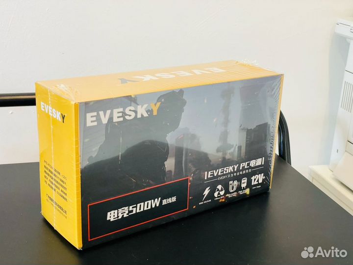 Блок питания evesky 600W