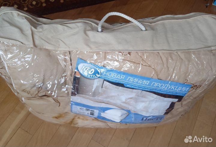 Одеяло овечья шерсть 2х-спальное 172х205