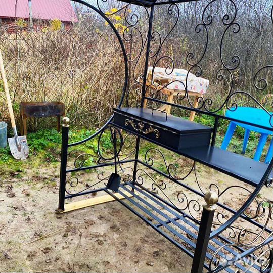 Беседка с мангалом