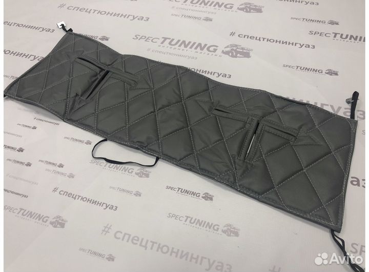 Утеплитель радиатора УАЗ Хантер серый ромб