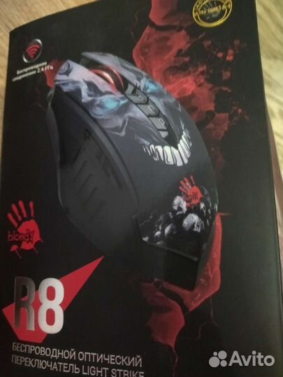 Мышка беспроводная блоди r8